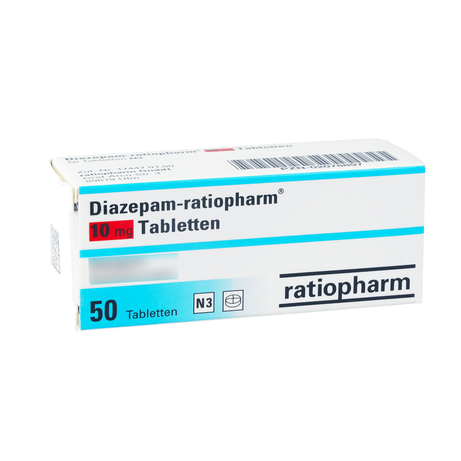 DIAZEPAM-ratiopharm 10 mg Tabletten