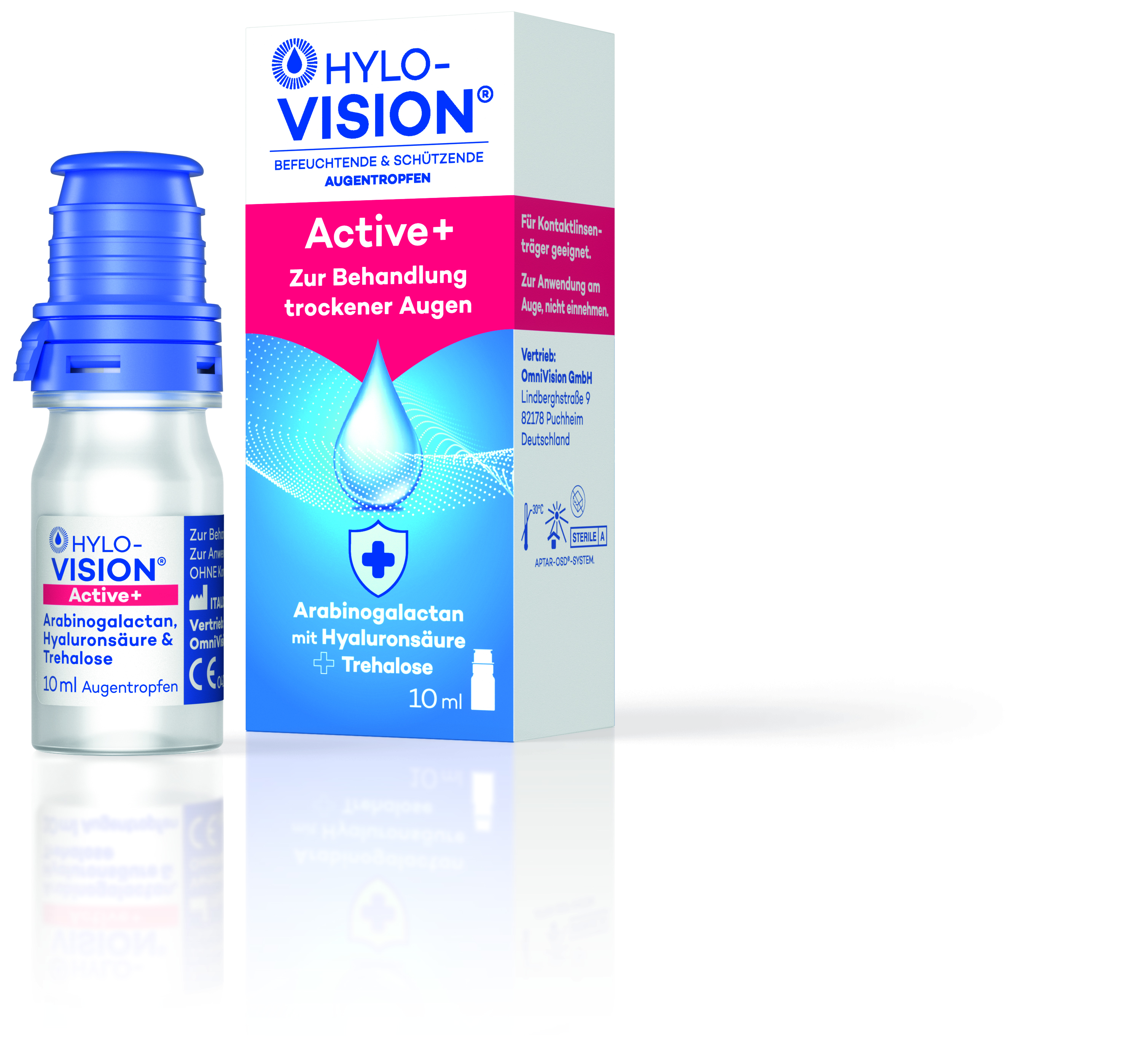 HYLO-VISION Active+ Augentropfen