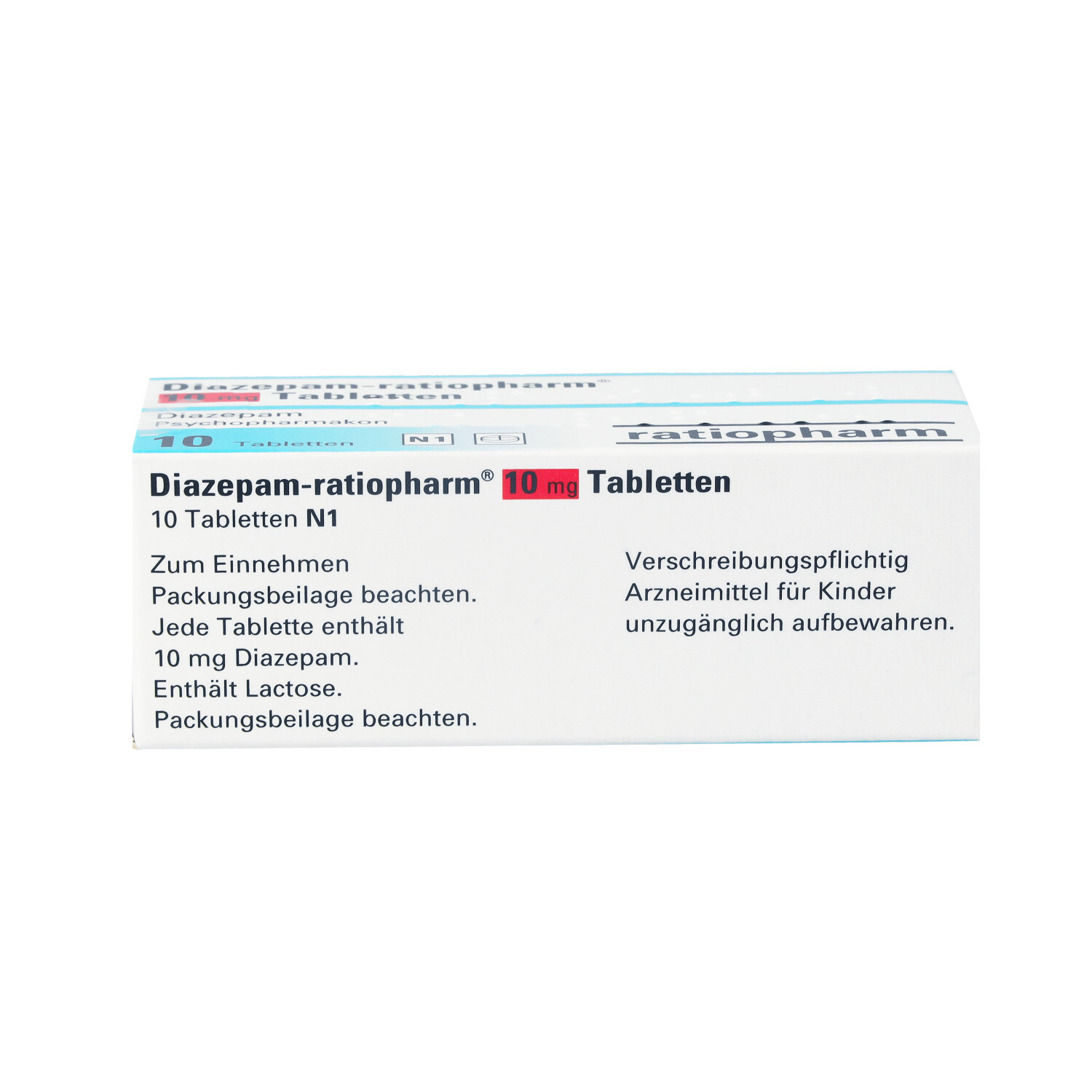 DIAZEPAM-ratiopharm 10 mg Tabletten