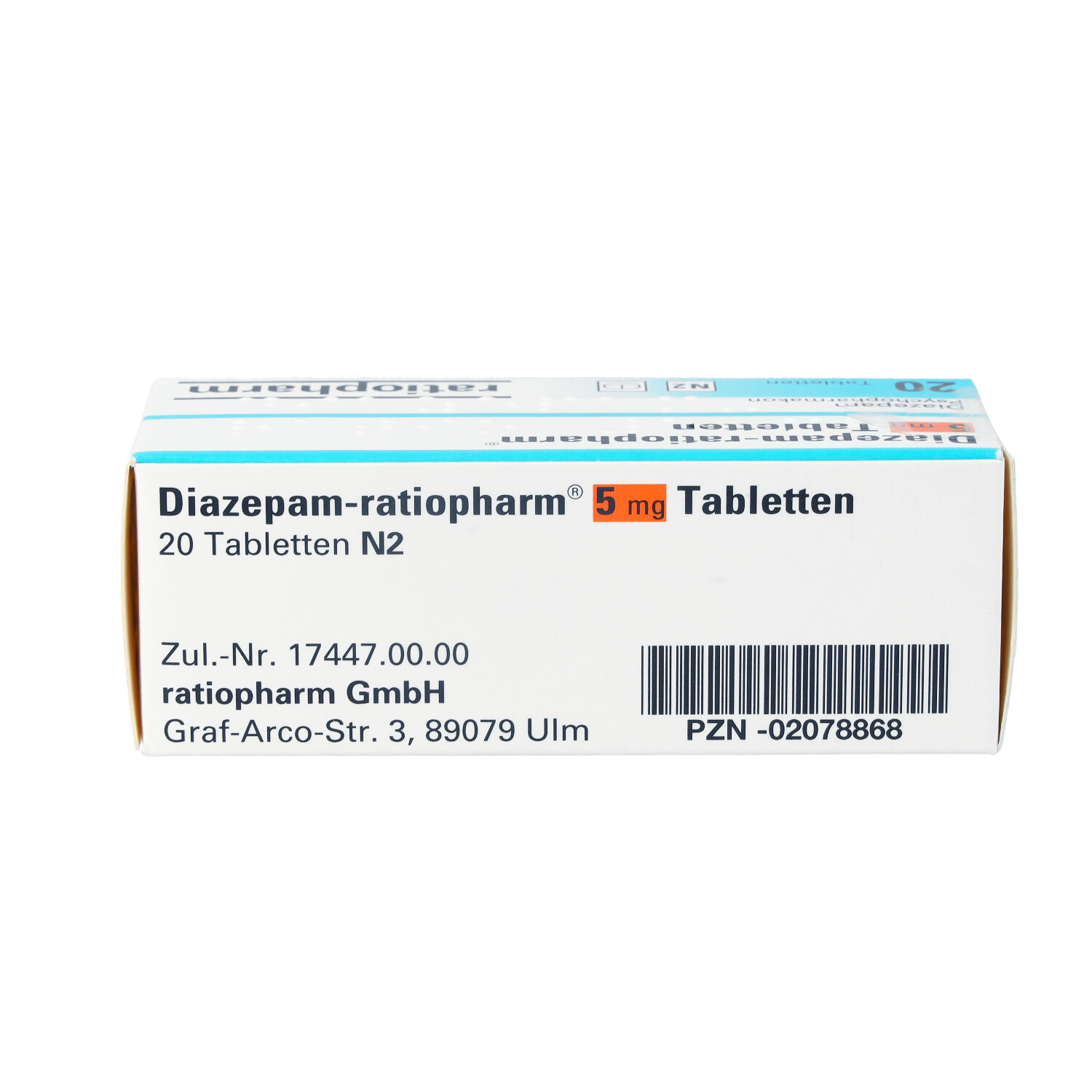 DIAZEPAM-ratiopharm 5 mg Tabletten