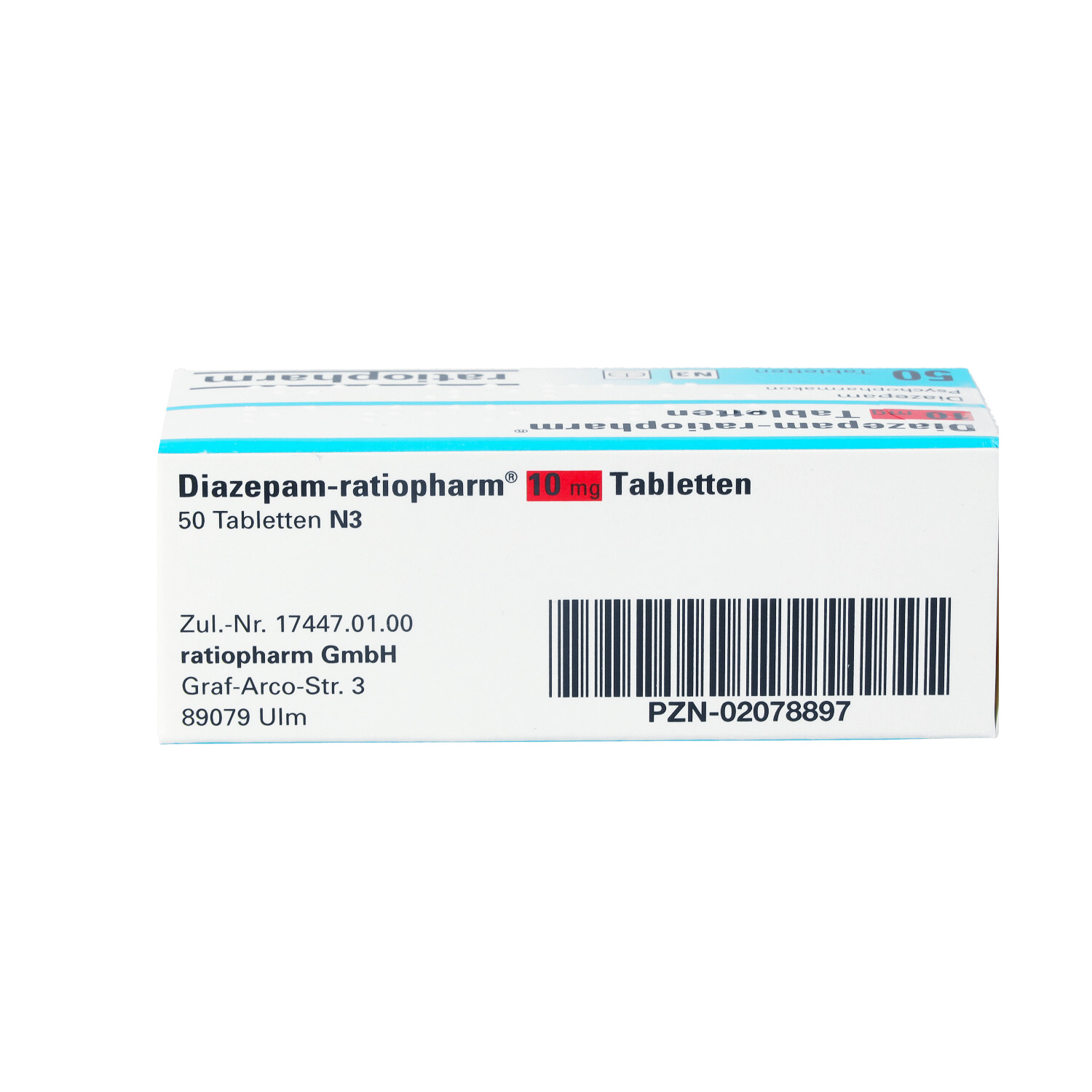 DIAZEPAM-ratiopharm 10 mg Tabletten