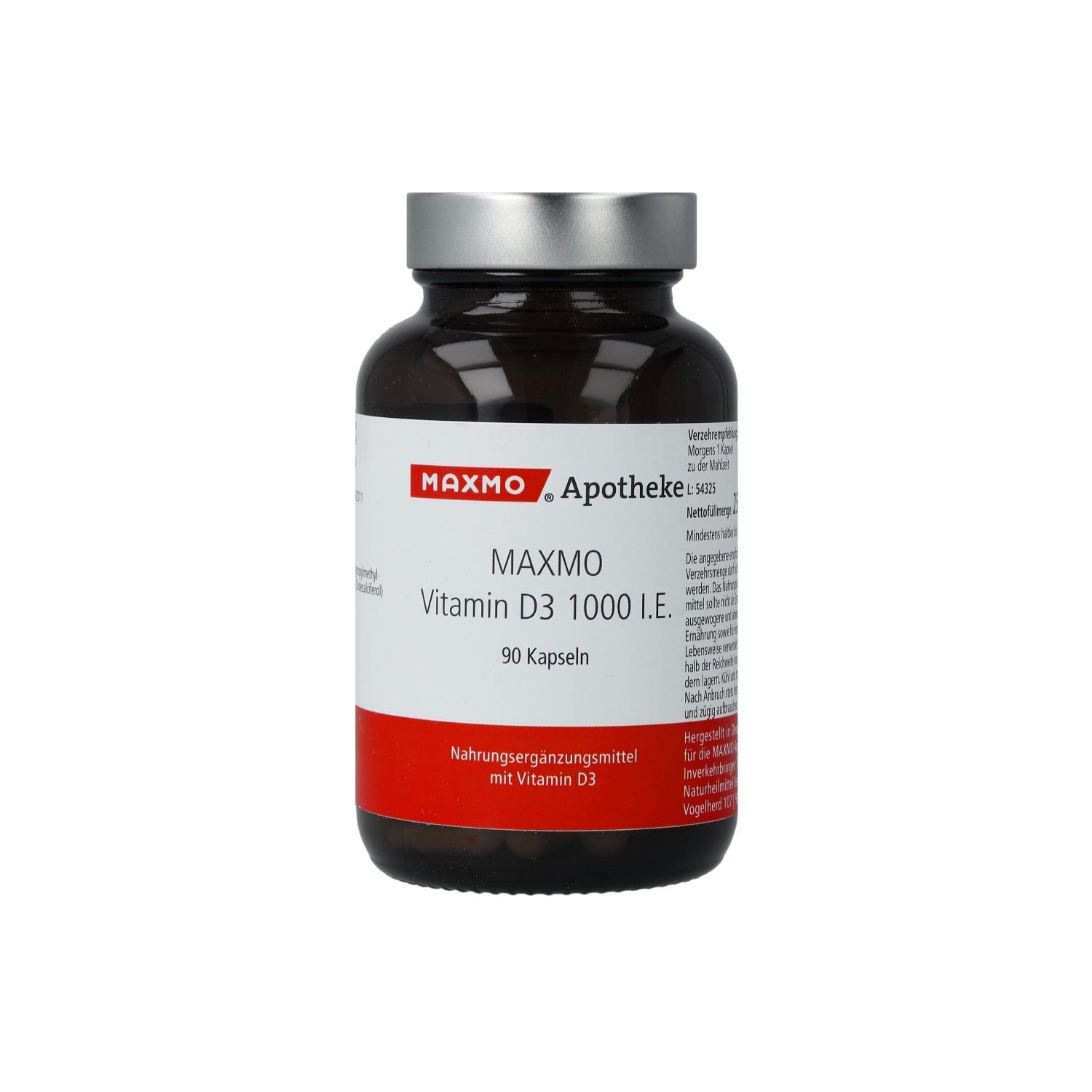 MAXMO Vitamin D3 1000 I.E. Kapseln