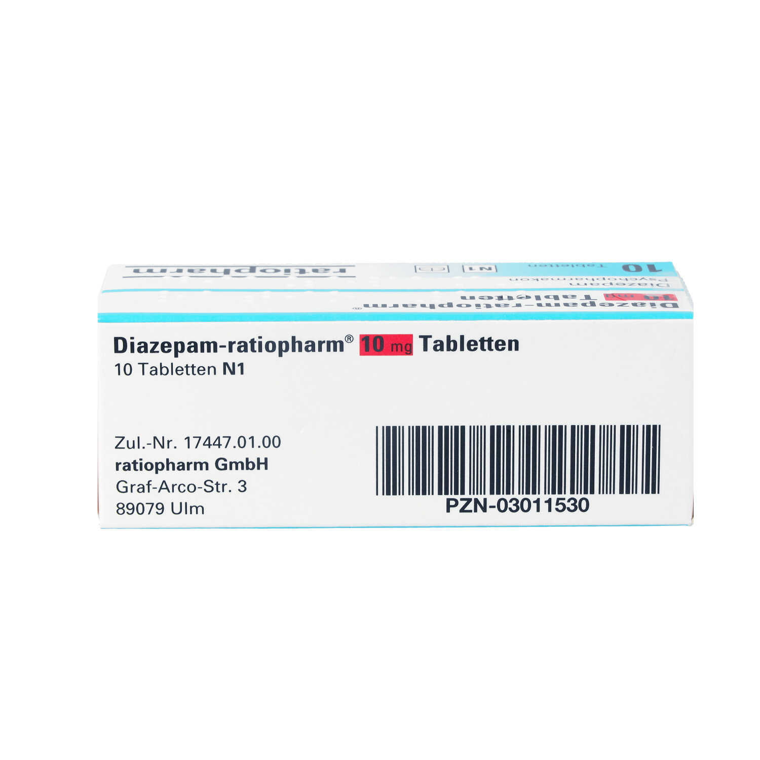 DIAZEPAM-ratiopharm 10 mg Tabletten