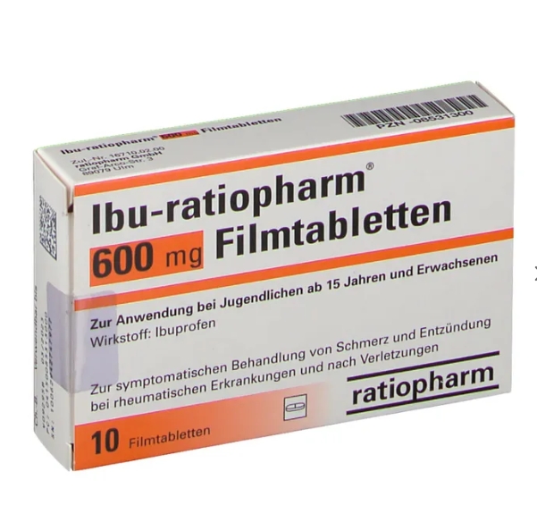 IBU-RATIOPHARM 600 mg Filmtabletten