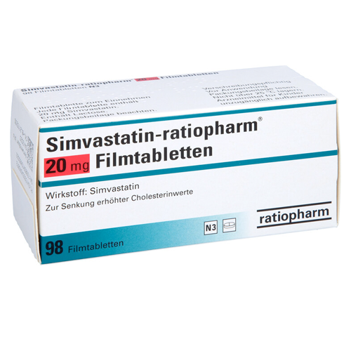 SIMVASTATIN-ratiopharm 20 mg Filmtabletten